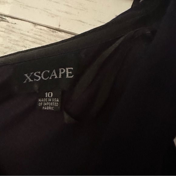 XSCAPE Floral Print Off-The- Shoulder Mermaid Gown Dress Size 10 - Picture 8 of 8